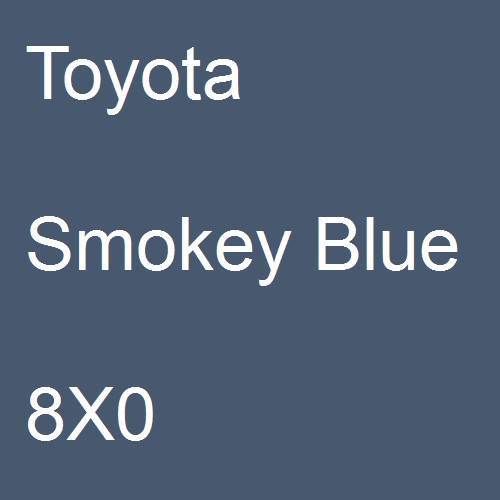 Toyota, Smokey Blue, 8X0.